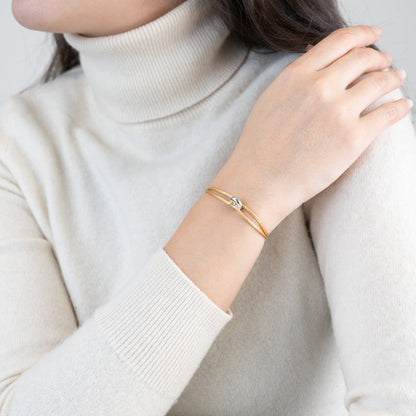 Mini Silver Soho Cord Bracelet
