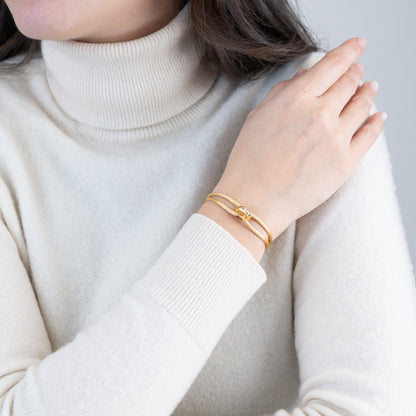Golden Soho Diamond Cord Bracelet
