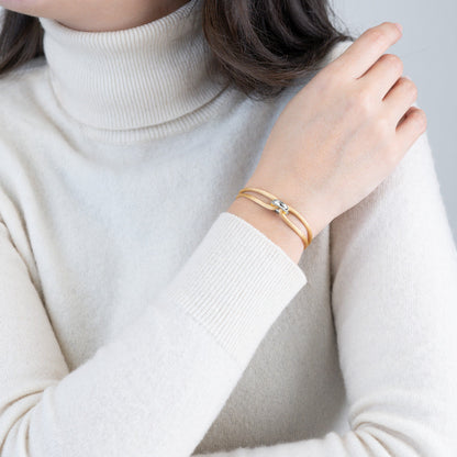 Silver Soho Cord Bracelet