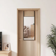 Metal Frame Over the Door Full Length Mirror, 28cm W x 78cm H