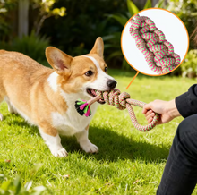 Heavy-Duty Indestructible Durable Eco-Friendly Teeth Grinding Cleaning Chew Toy for Tug Play & Dental Care