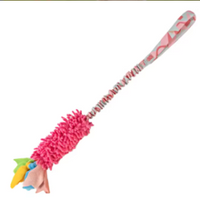 Eco-Friendly Durable Interactive Squeaky Dog Tug Toy with BB Squeaker Polyester & Chenille Teeth Cleaning Chew Dog Toy