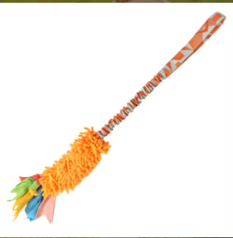 Eco-Friendly Durable Interactive Squeaky Dog Tug Toy with BB Squeaker Polyester & Chenille Teeth Cleaning Chew Dog Toy