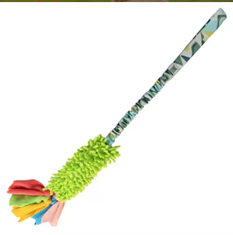 Eco-Friendly Durable Interactive Squeaky Dog Tug Toy with BB Squeaker Polyester & Chenille Teeth Cleaning Chew Dog Toy