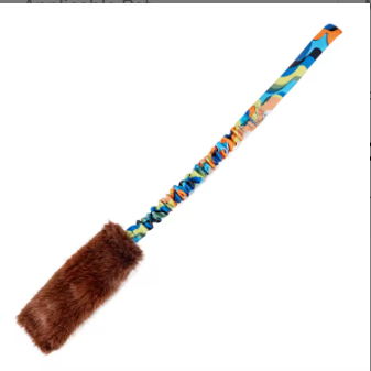 Comfortable Handle & Elastic Trap Puppy Dog Interactive Chew Toy Bungee Handle Durable Dog Tug Toys Mop Toy for Dogs