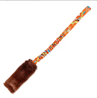 Comfortable Handle & Elastic Trap Puppy Dog Interactive Chew Toy Bungee Handle Durable Dog Tug Toys Mop Toy for Dogs