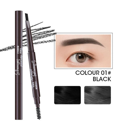 5 Colors Eyebrow Cosmetics Pencil Waterproof Double-headed Eyebrow Tattoo Natural Long Lasting Makeup Paint Eyebrow Pencil
