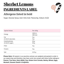 Sherbet Lemons