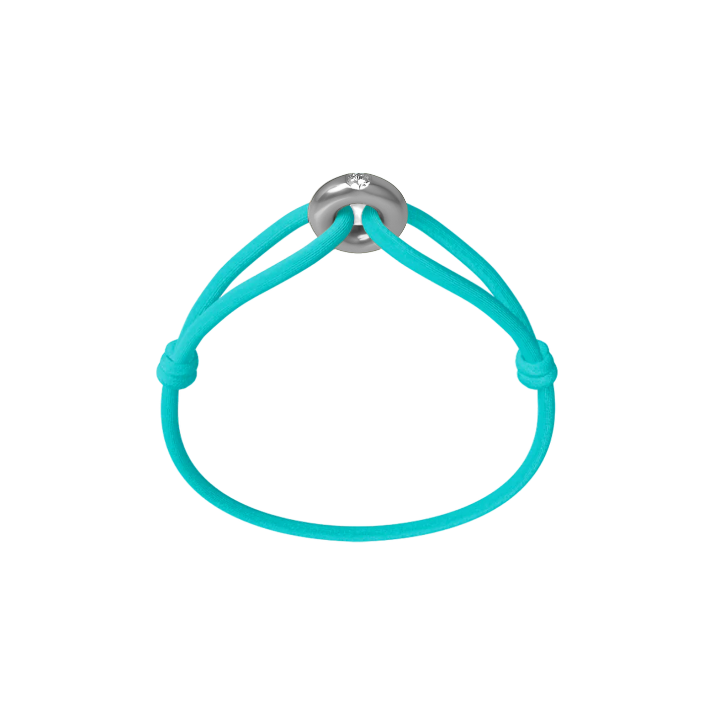 Silver Soho Diamond Cord Bracelet