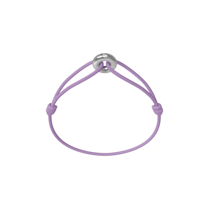 Mini Silver Soho Diamond Cord Bracelet