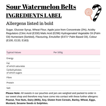 Sour Watermelon Belts