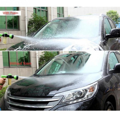 Professional Portable Multifunction Auto Foam Car Washer 3 Grade High Pressure Water Gun Cleaning Washing Foam Nozzle, Green, Yellow, Black