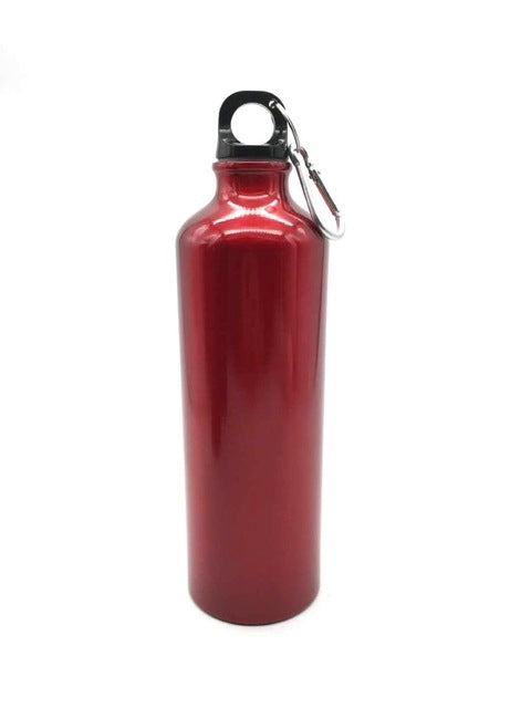 Aluminum Outdoor Sports Water Bottle Portable Mountaineering Bottle Riding Water Bottle, 600ml