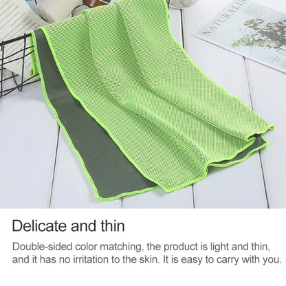 Absorbent Polyester Quick-drying Breathable Cold-skinned Fitness Sports Portable Towel, 30x100 Aluminum Foil Bag, 30x100 Zippered Bag