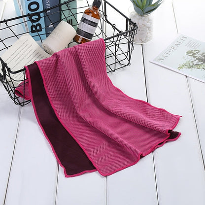 Absorbent Polyester Quick-drying Breathable Cold-skinned Fitness Sports Portable Towel, 30x100 Clasp Cup, 40x80 Round Cask, 30x100 Round Cask