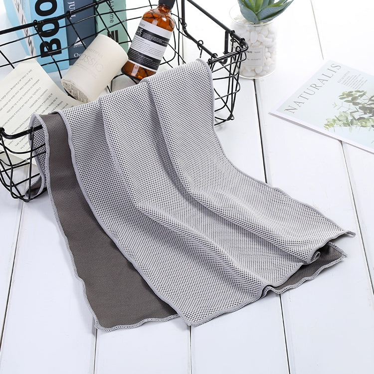 Absorbent Polyester Quick-drying Breathable Cold-skinned Fitness Sports Portable Towel, 30x100 Clasp Cup, 40x80 Round Cask, 30x100 Round Cask
