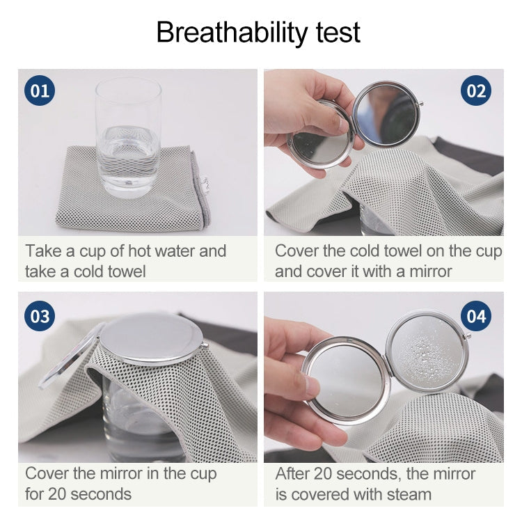 Absorbent Polyester Quick-drying Breathable Cold-skinned Fitness Sports Portable Towel, 30x100 Clasp Cup, 40x80 Round Cask, 30x100 Round Cask