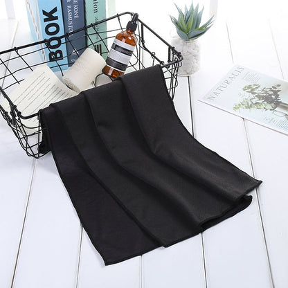Absorbent Polyester Quick-drying Breathable Cold-skinned Fitness Sports Portable Towel, 30x100 Clasp Cup, 40x80 Round Cask, 30x100 Round Cask
