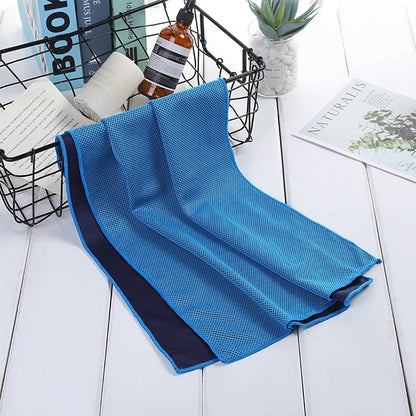 Absorbent Polyester Quick-drying Breathable Cold-skinned Fitness Sports Portable Towel, 30x100 Clasp Cup, 40x80 Round Cask, 30x100 Round Cask