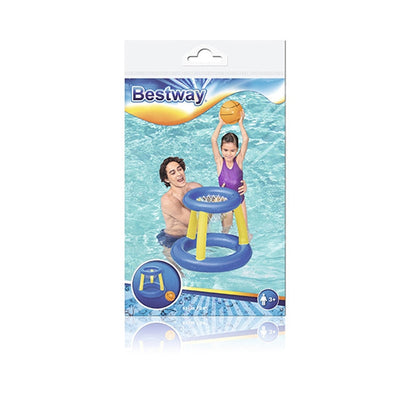 Inflatable Basketball Hoop Swimming Pool Entertainment Facilities, Basketball Hoop + Ball