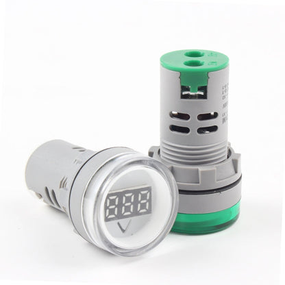 AD16-22DSV  Mini Digital Display 60-500V General Indicator AC Voltmeter, Open Hole: 22mm, 60-500V Red, 60-500V Green, 60-500V Yellow, 60-500V Blue, 60-500V White
