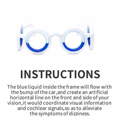 Foldable Portable No Lens Anti-motion Sickness Seasick Liquid Glasses Outdoor Travel Tool, Anti-motion Sickness Seasick Liquid Glasses