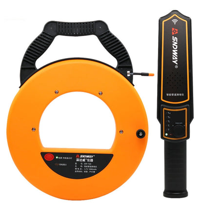 SNDWAY Pipe Scanner Thickness PVC Pipe Blockage Width Measuring Instrument, SW720 Standard (20 meters), SW730 Standard (30 meters)