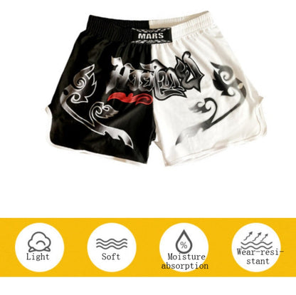 MARS Fighting/MMA Training Fitness Quick-Drying Pants Running Shorts, XXXL, XXXXL, S