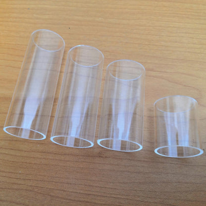 5PCS Acrylic Guitar Slide Tube Folk Slide Block, 28mm(Transparent), 51mm(Transparent), 60mm(Transparent), 70mm(Transparent)