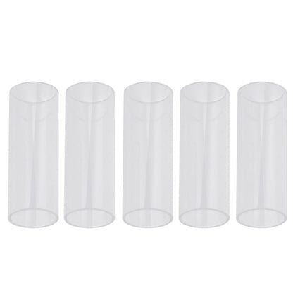 5PCS Acrylic Guitar Slide Tube Folk Slide Block, 28mm(Transparent), 51mm(Transparent), 60mm(Transparent), 70mm(Transparent)