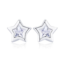DIY Star Earrings S925 Sterling Silver Earrings, SCE437