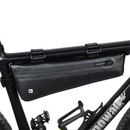Rhinowalk Bicycle Front Beam Triangle Bag TPU Waterproof Mountain Road Bike Long-distance Riding Saddle Bag, Rhinowalk 2.2L Bicycle Front Beam Bag
