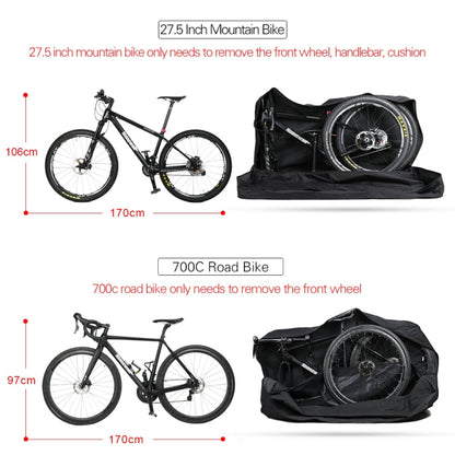 Rhinowalk 26 inch / 27.5 inch Road Bike Mountain Bike Loading Bag Large Capacity Storage Bag, RM261