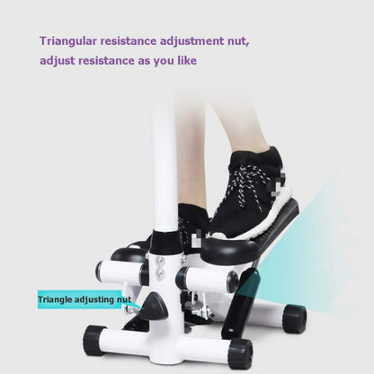Household Mute Armrest  Fitness Equipment Multifunctional Hydraulic Stepper, with Drawstring and Carpet, with Drawstring, Basic