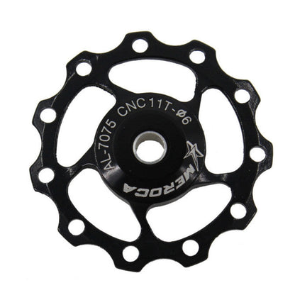MEROCA Metal Bearings Mountain Bike Road Bike Rear Derailleur Guide Wheel 11T/13T Guide Wheel, 11T Black, 11T Red, 13T Red, 11T Blue, 13T Blue, 11T Purple, 13T Purple, 11T Silver, 13T Silver, 11T Electroplating Colorful, 13T Electroplating Colorful