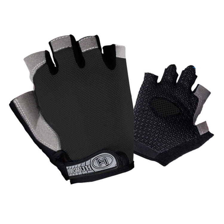 Summer Men Women Fitness Gloves Gym Weight Lifting Cycling Yoga Training Thin Breathable Antiskid Half Finger Gloves, S, L, XL, M