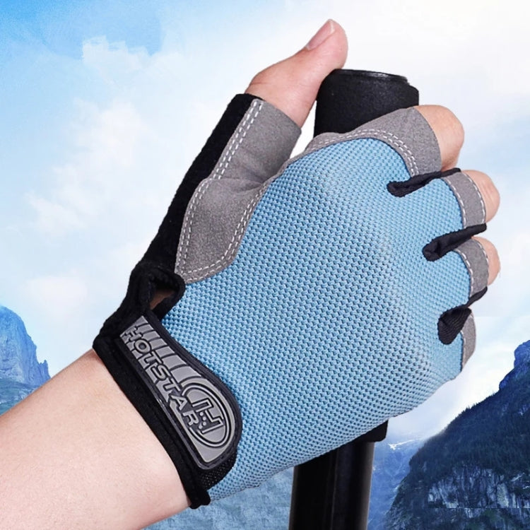 Summer Men Women Fitness Gloves Gym Weight Lifting Cycling Yoga Training Thin Breathable Antiskid Half Finger Gloves, S, L, XL, M