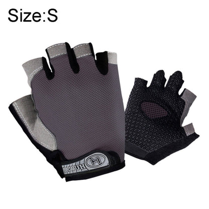 Summer Men Women Fitness Gloves Gym Weight Lifting Cycling Yoga Training Thin Breathable Antiskid Half Finger Gloves, S, L, XL, M