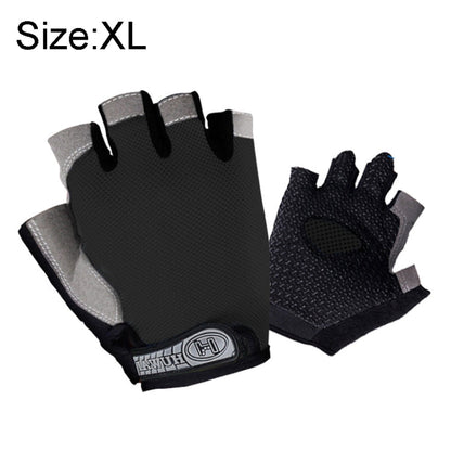 Summer Men Women Fitness Gloves Gym Weight Lifting Cycling Yoga Training Thin Breathable Antiskid Half Finger Gloves, S, L, XL, M