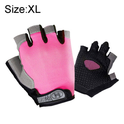 Summer Men Women Fitness Gloves Gym Weight Lifting Cycling Yoga Training Thin Breathable Antiskid Half Finger Gloves, S, L, XL, M
