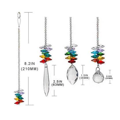 Crystal Pendant DIY Pendant Home Decoration Wedding Decoration Bead Curtain Car Decoration, 20# Lighting Ball Pendant, Multi-faced Bead Pendant, Horse Eye Pendant