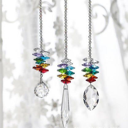 Crystal Pendant DIY Pendant Home Decoration Wedding Decoration Bead Curtain Car Decoration, 20# Lighting Ball Pendant, Multi-faced Bead Pendant, Horse Eye Pendant
