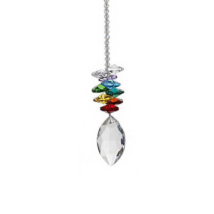 Crystal Pendant DIY Pendant Home Decoration Wedding Decoration Bead Curtain Car Decoration, 20# Lighting Ball Pendant, Multi-faced Bead Pendant, Horse Eye Pendant