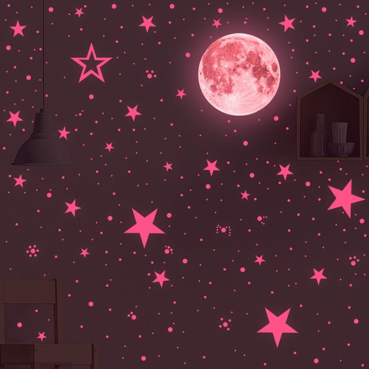 AFG33003 Home Decoration Luminous Stars Moon PVC Stickers, Specification:Green Moon 12cm, 30cm Pink Moon, 20cm Pink Moon, 10cm Pink Moon, 30cm Blue Moon, 20cm Blue Moon, 30cm Green Moon, 20cm Green Moon
