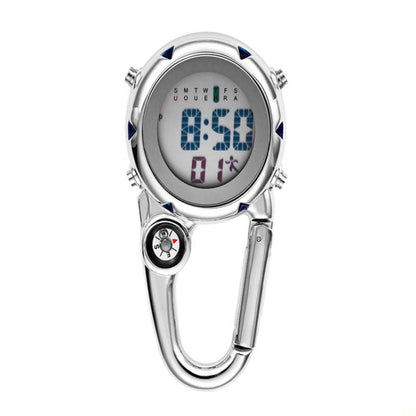 Mountain Climbing Watch Multifunctional Stainless Steel Hook Watch, Stainless Steel Hook Watch(Orange), Stainless Steel Hook Watch(Blue), Stainless Steel Hook Watch(Yellow), Stainless Steel Hook Watch(Red)