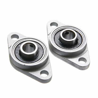 2pcs Diamond Bearing Housing Zinc Alloy Miniature Housing Bearing 3D Printer Accessories Universal, KFL08 (inner diameter 8), KFL000 (inner diameter 10), KFL001 (inner diameter 12)