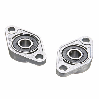 2pcs Diamond Bearing Housing Zinc Alloy Miniature Housing Bearing 3D Printer Accessories Universal, KFL08 (inner diameter 8), KFL000 (inner diameter 10), KFL001 (inner diameter 12)