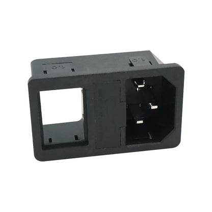 10 PCS AC-01 Three Pins Power Socket with Safety Switch Socket, 10 PCS AC-01