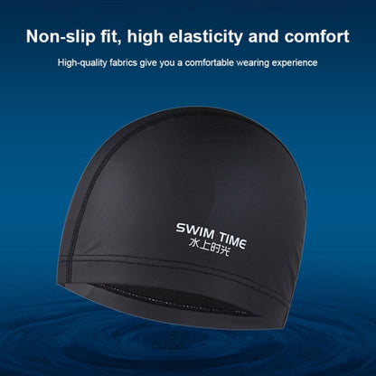 PU Coated Waterproof Enlarged Swimming Cap for Adult Men and Women, PU Coated Enlarged (Black), PU Coated Enlarged (Pink), PU Coated Enlarged (Blue)