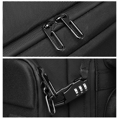 Ozuko 9326 Men Outdoor Multifunctional Anti-theft Backpack Sports Waterproof Travel Shoulders Bag with External USB Charging Port, Ozuko 9326